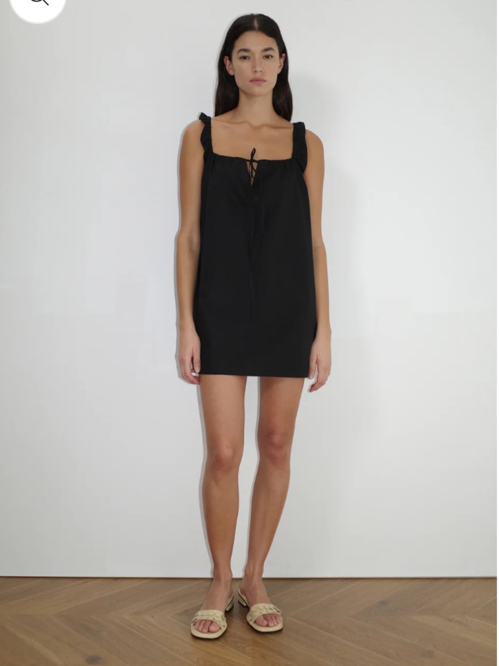 NWT – Deiji Studios – The Bow Dress in Black Size S
